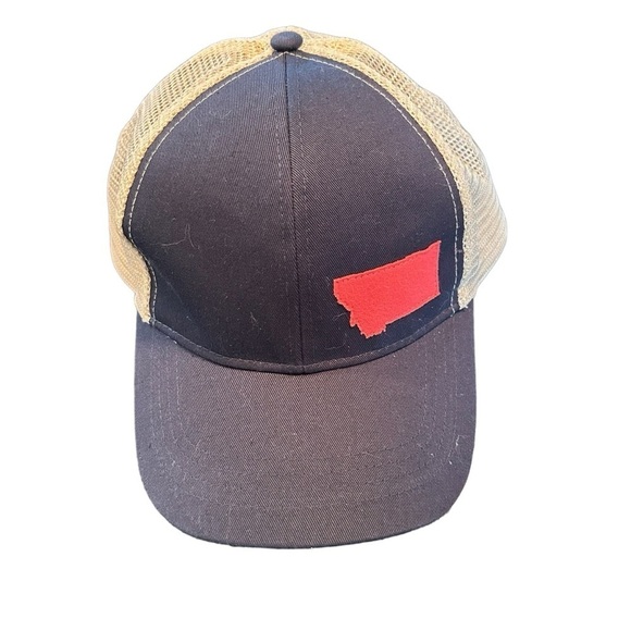 econscious Dig This Chick Montana State Trucker Hat Cap Navy OSFM - Picture 1 of 10